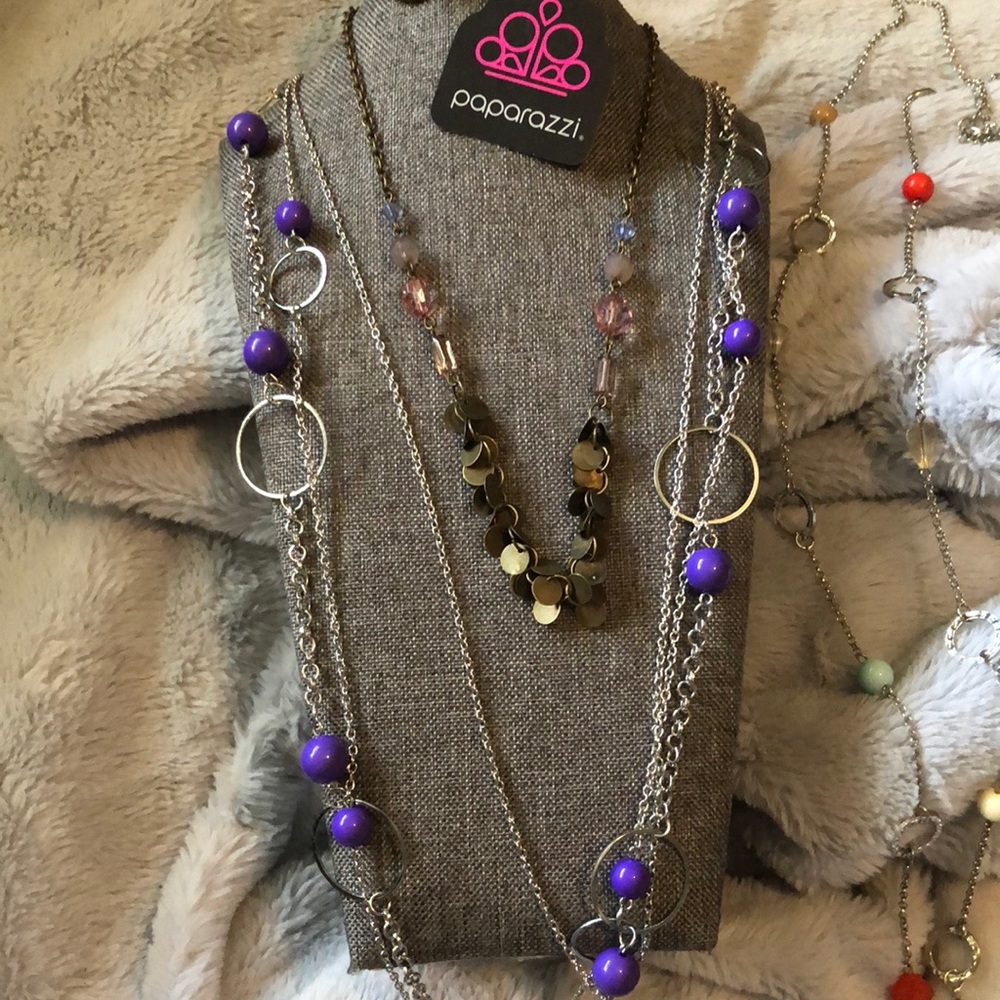 Paparazzi mixed lot of necklace sets and one bracelet
